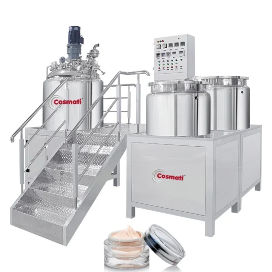 Cosmetic Skin Care Vacuum Emulsifier Machine