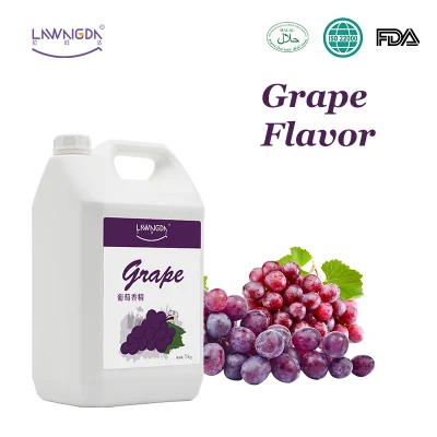 China Food Flavor Manufacturer Water-Soluble Based Grape Flavouring Essence for Drink Beverage