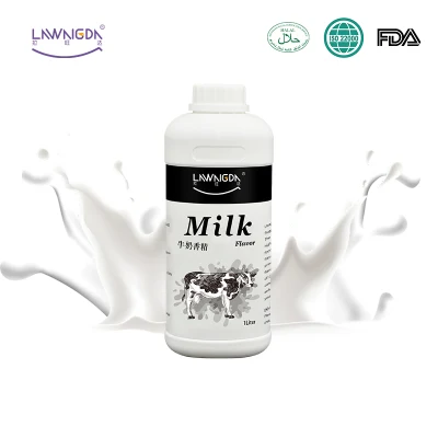 Lawangda High Concentrate Food Flavor Liquid Water-Soluble Pg Flavouring Essence Milk Flavor Liquid for Bakery